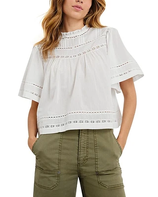 Daisy Lace Trim Top
