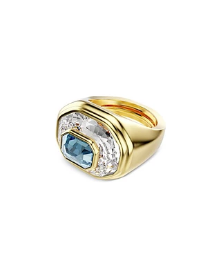 Chroma Octagon Cut Crystal Cocktail Ring