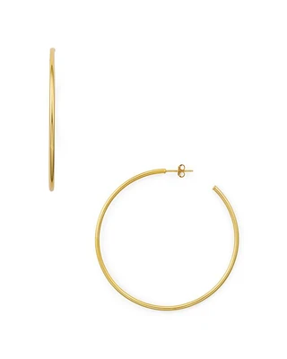 Hoop Earrings in 18K Gold-Plated Sterling Silver