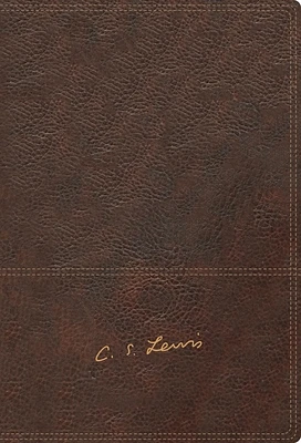 Rvr, Biblia Reflexiones de C. S. Lewis, Interior a DOS Colores, Leathersoft, Café, Comfort Print (Leather)