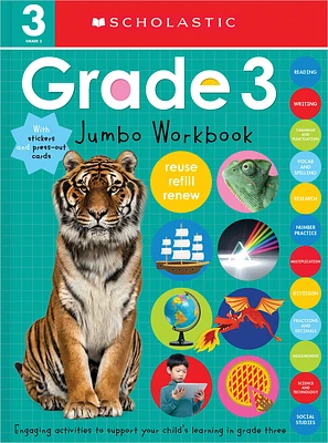 Third Grade Jumbo Workbook: Scholastic Early Learners (Jumbo Workbook) (Paperback)