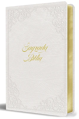 Biblia Católica: Letra grande. Símil piel blanca: boda, quinceañera, primera com u nión / Catholic Leathersoft White Bible: Bride, Quinceanera, First Commun (Paperback)