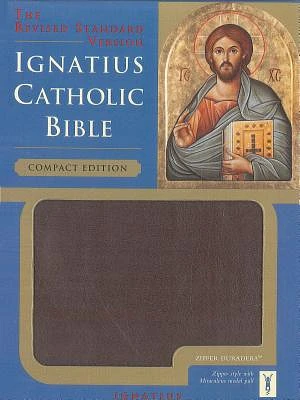 Ignatius Catholic Bible: Revised Standard Version, Burgundy, Zipper Duradera (Large Print / Paperback)