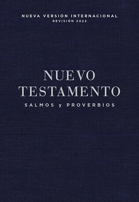 Nvi, Nuevo Testamento de Bolsillo, Con Salmos Y Proverbios, Revisión 2022, Tapa Rústica