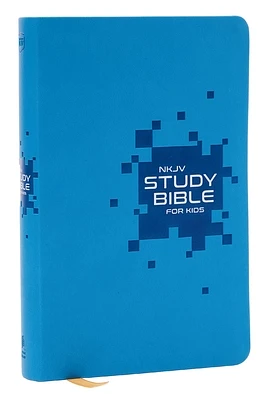 NKJV Study Bible for Kids, Blue Leathersoft: The Premier Study Bible for Kids (Imitation Leather)