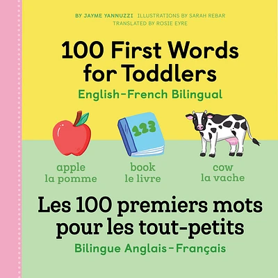 100 First Words for Toddlers: English-French Bilingual: A French Book for Kids (Paperback)