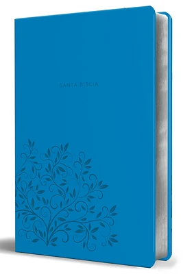 Biblia Reina Valera 1960 letra grande. Símil piel azul, tamaño manual / Spanish Holy Bible RVR 1960. Handy Size, Large Print, Blue Leathersoft (Large Print / Paperback)