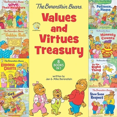 The Berenstain Bears Values and Virtues Treasury: 8 Books in 1 (Compact Disc)