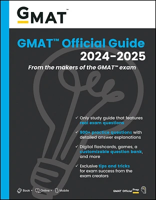 GMAT Official Guide 2024-2025: Book + Online Question Bank (Paperback)