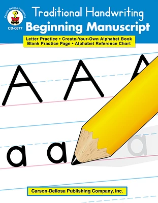 Traditional Handwriting: Beginning Manuscript, Grades K - 2 (Paperback)