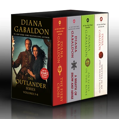 Outlander Volumes 5-8 (4-Book Boxed Set): The Fiery Cross, A Breath of Snow and Ashes, An Echo in the Bone, Written in My Own Heart's Blood (Boxed Set)