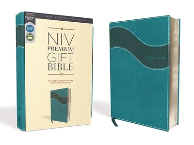 Niv, Premium Gift Bible, Leathersoft, Blue, Red Letter Edition, Comfort Print (Imitation Leather)