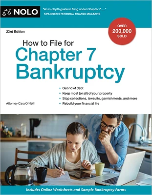 How to File for Chapter 7 Bankruptcy (Paperback)