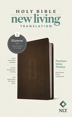 NLT Premium Value Thinline Bible, Filament Enabled (Leatherlike