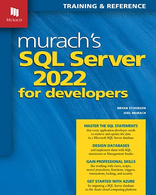 Murach's SQL Server 2022 for Developers (Paperback)