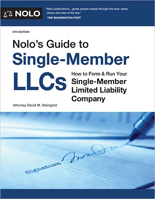 Nolo's Guide to Single-Member Llcs: How to Form & Run Your Single-Member Limited Liability Company (Paperback)