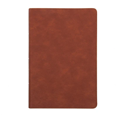 NASB Giant Print Reference Bible, Burnt Sienna LeatherTouch, Indexed (Leather / fine binding)