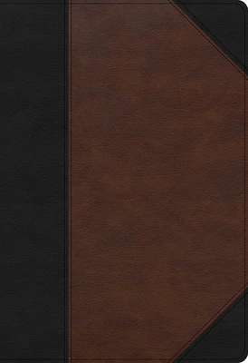 KJV Super Giant Print Reference Bible, Black/Brown LeatherTouch , Indexed (Large Print / Leather / fine binding)