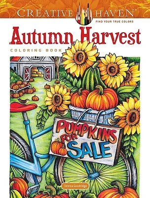 Creative Haven Autumn Harvest Coloring Book (Paperback)