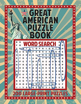 Great American Puzzle Book: Large Print Puzzles (Paperback