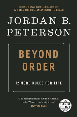 Beyond Order: 12 More Rules for Life (Large Print / Paperback)