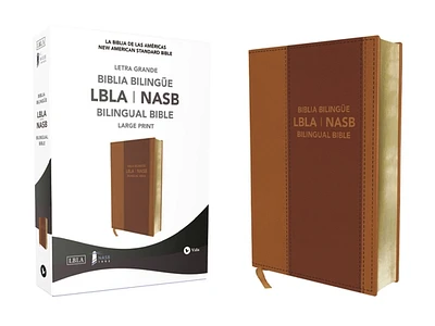 Nasb/Lbla, Bilingual Bible, Leathersoft, Brown / Nasb/Lbla, Biblia Bilingüe, Leathersoft, Café (Imitation Leather)