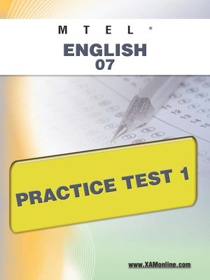 Mtel English 07 Practice Test