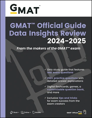 GMAT Official Guide Data Insights Review 2024-2025: Book + Online Question Bank (Paperback)