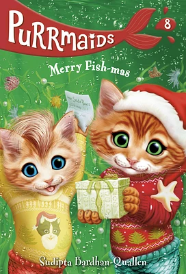 Purrmaids #8: Merry Fish-mas (Paperback)