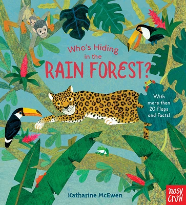 Who's Hiding in the Rain Forest? (Board book)