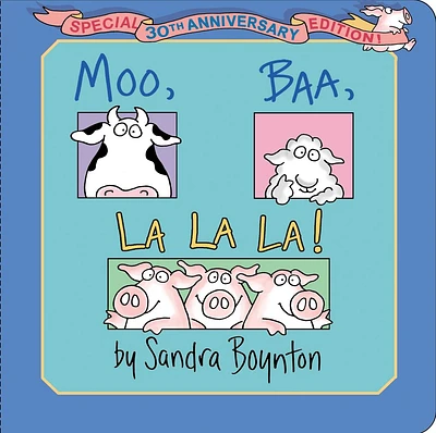 Moo, Baa, La La La!: Special 30th Anniversary Edition! (Board book)