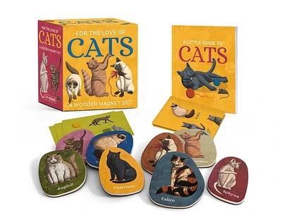 For the Love of Cats: A Wooden Magnet Set (RP Minis) (Paperback)