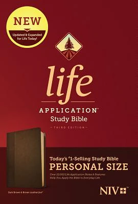 NIV Life Application Study Bible, Third Edition, Personal Size (Leatherlike