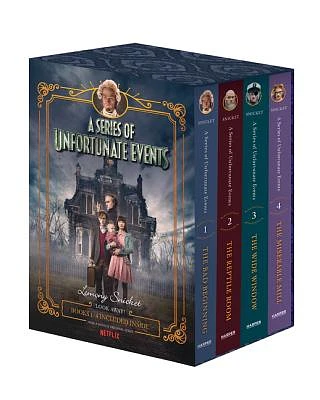 A Series of Unfortunate Events #1-4 Netflix Tie-in Box Set (Hardcover)