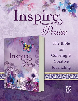 Inspire Praise Bible NLT (Softcover): The Bible for Coloring & Creative Journaling (Paperback)