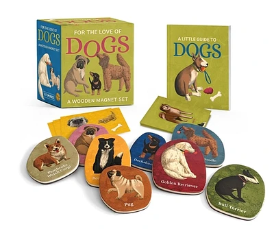 For the Love of Dogs: A Wooden Magnet Set (This Is a Book for People Who Love) (Paperback)