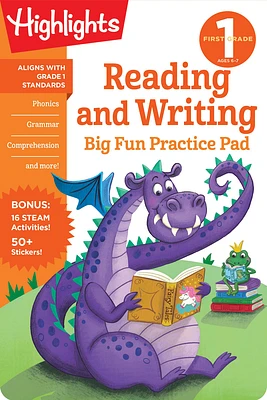 First Grade Reading and Writing Big Fun Practice Pad (Highlights Big Fun Practice Pads) (Paperback)