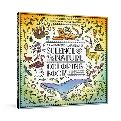 The Wondrous Workings of Science and Nature Coloring Book: 40 Line Drawings to Color (Paperback)