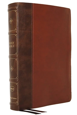 Nkjv, Large Print Verse-By-Verse Reference Bible, MacLaren Series, Leathersoft, Brown, Comfort Print: Holy Bible, New King James Version (Large Print / Imitation Leather)