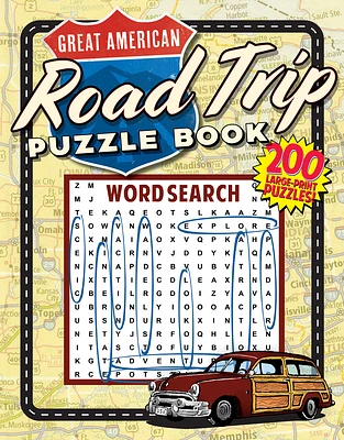 Great American Road Trip Puzzle Book (Paperback