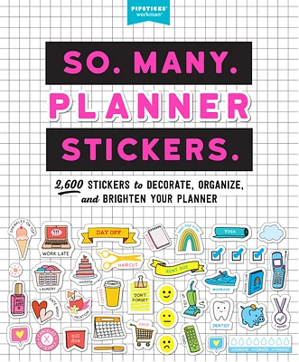 So. Many. Planner Stickers.: 2,600 Stickers to Decorate, Organize, and Brighten Your Planner (So. Many. Stickers.) (Paperback)