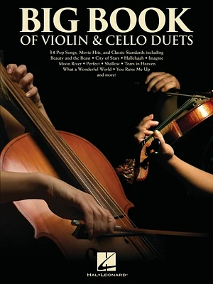 Big Book of Violin & Cello Duets: Score with Separate Pull-Out Parts (Paperback)