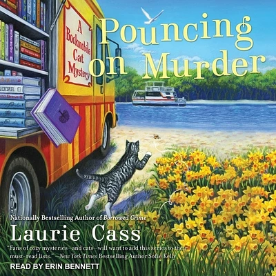 Pouncing on Murder (Bookmobile Cat Mysteries #4) (Compact Disc)