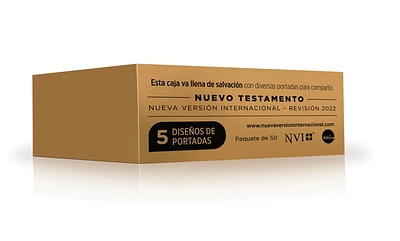 Nvi, Nuevo Testamento, Texto Revisado 2022, Tapa Rústica, Paquete Variado (50) (Paperback)