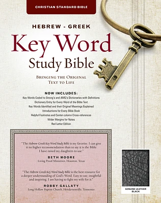 The Hebrew-Greek Key Word Study Bible: CSB Edition