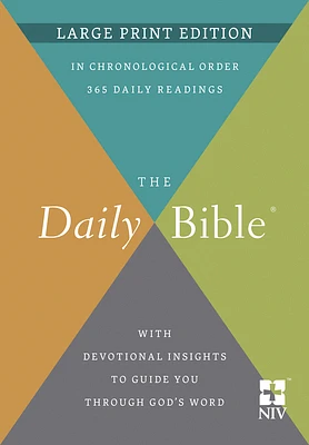 The Daily Bible (Niv, Large Print) (Hardcover)