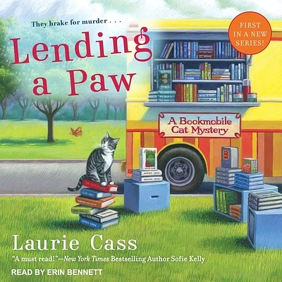 Lending a Paw (Bookmobile Cat Mysteries #1) (Compact Disc)