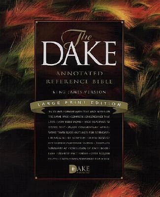 Dake Annotated Reference Bible-KJV-Large Print (Large Print / Bonded Leather)