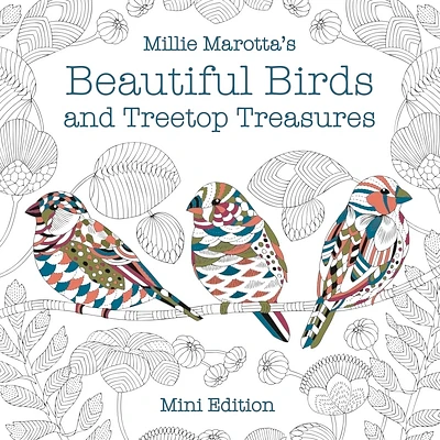 Millie Marotta's Beautiful Birds and Treetop Treasures: Mini Edition (Millie Marotta Adult Coloring Book) (Paperback)