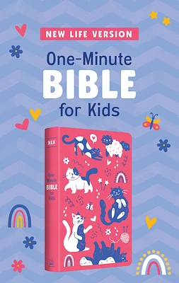 One-Minute Bible for Kids [girls' cover]: New Life Version (Leather / fine binding)